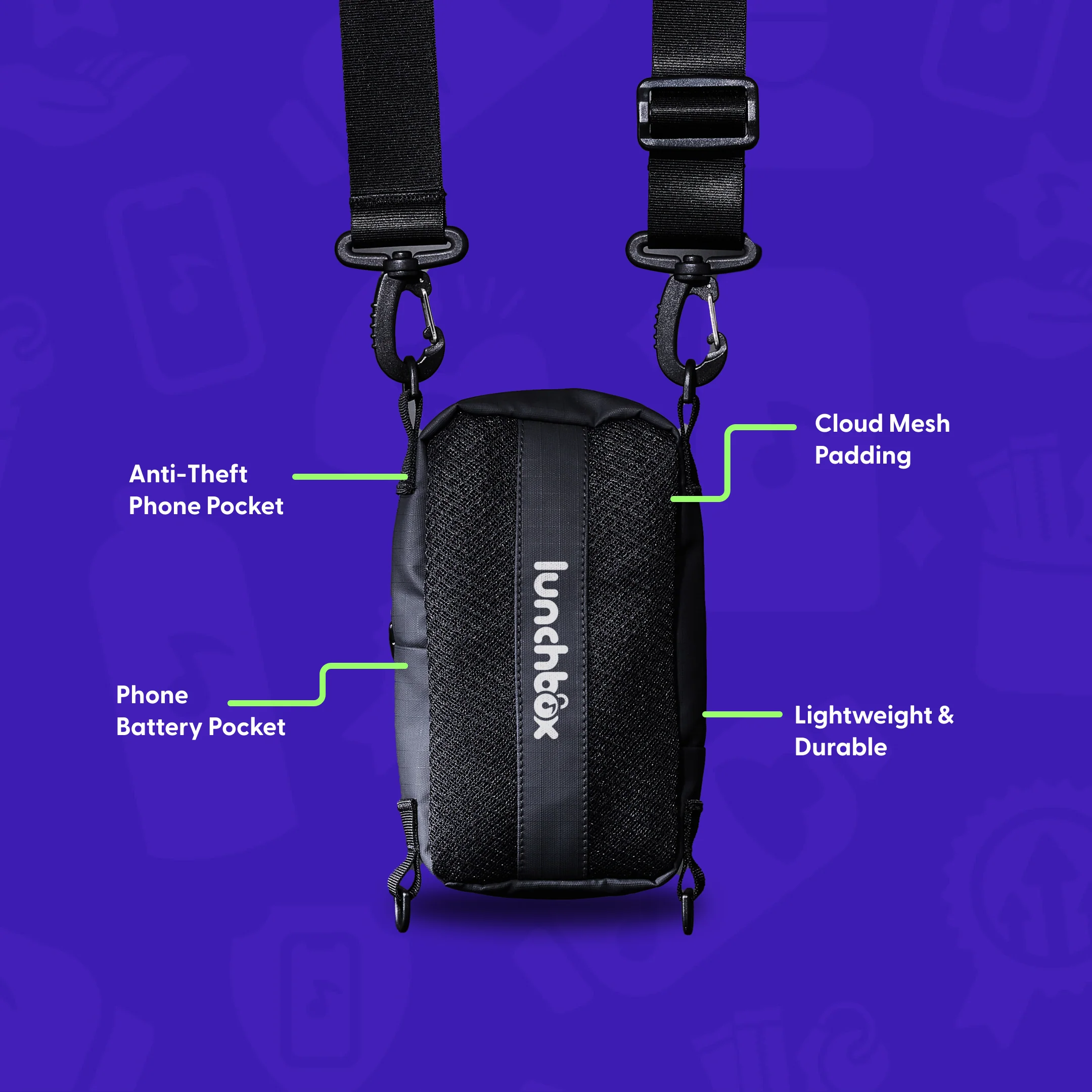 Lunchbox Phone Satchel - Image 4
